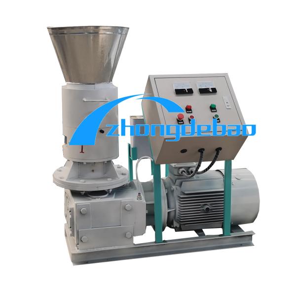 Quality 250~500kg/h roller rotate wood pellet mill biofuel straw sawdust pellet making for home heating 1 warranty for sale