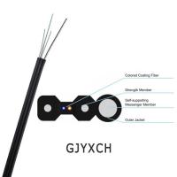 Quality GJYXCH/GJYXFCH Outdoor Self Supporting FTTH Drop Cable 1/2/4 Core Single Mode Figure 8 Fiber Optic Cable for sale
