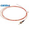 China Orange OM2 Fiber Optic Patch Cord Accessories ST MM SX 50 / 125um 2 Meters 900um Pigtail factory