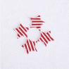 China Gingham Fabric Ultrasonic Embossing Flowers Crafts Applique DIY Decoration factory