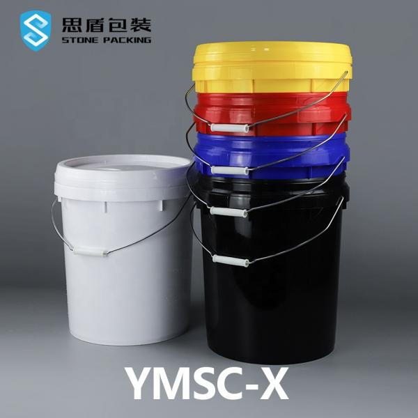 Quality Oil Filter Cap White Five Gallon 20 Litre Paint Bucket With Lid ISO9001 for sale