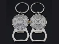 China Cool Zinc Alloy Promotion Gift China Feng Shui Innovative Bottle Opener Keychain Blank Logo Engraved factory