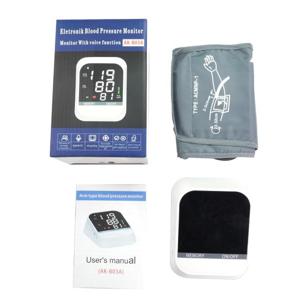 Quality Electronic Arm Sphygmomanometer Home Measuring Blood Pressure Gauge for sale