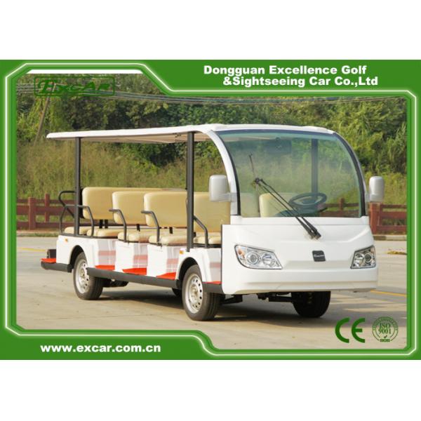 Quality EXCAR white 14 Seater 72V electric sightseeing bus electric car china tour bus for sale for sale