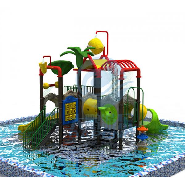 Quality Aqua Park Water House Slide Fiberglass Children Lazy River Equipment for sale