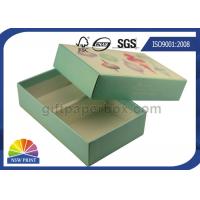 China Gold/Silver Foil Stamping Flat Gift Box Recycled Paper Gift Boxes factory