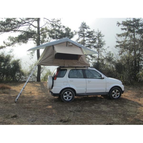 Quality 2.3m Ladder Family Size Roof Top Tent Easy To Open With Shoe Bag / Large Window for sale
