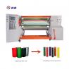 China Double Shafts Adhesive Gummed Paper Tape Rewinding Machine factory