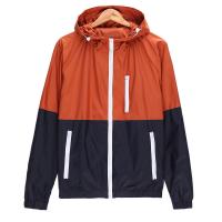 China Men Casual Spring Lightweight Autumn Jacket Women'S Hooded Contrast Color Zipper Up Jackets Outwear for sale