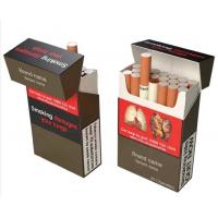 China 2000pcs ISO9001 Cigarette Packaging Box Paperboard Custom Flip Top Disposable TUV for sale