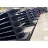 China Plain Buckel Back Board Supermarket Steel Racks / Convenience Store Gondola Shelving factory