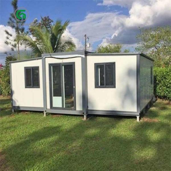 Quality Luxury Fold Up 3 In 1 40ft Expandable Container Home Relocatable Site Office for sale