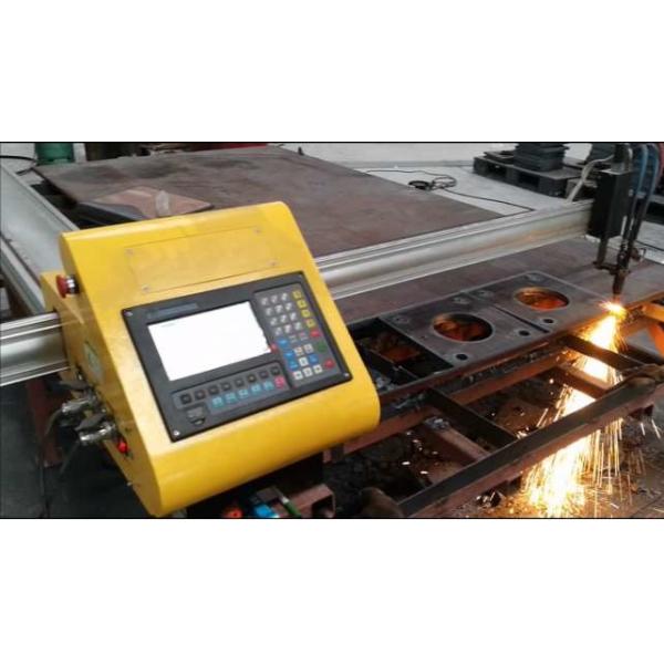 Quality CNC Portable Flame Cutting Machine , Light Pole Machine to Cut Light Pole Base Plate for sale