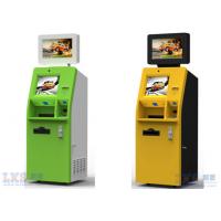 China A4 Laser Printer Dual Screen Health Kiosk Machine , Automated Kiosk Touch Screen for sale