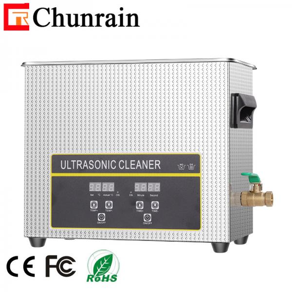 Quality FCC 6.5L 40KHZ Digital Ultrasonic Cleaner For Oil Removal Mould Tool Parts for sale