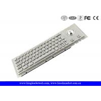 China Cherry Key Switch Kiosk Rugged Trackball Keyboard IP65 Panel Mounting factory