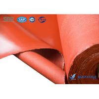 Quality Resistant 200 Degrees Celsius Silicone Rubber Coated Fabric With Waterproof for sale