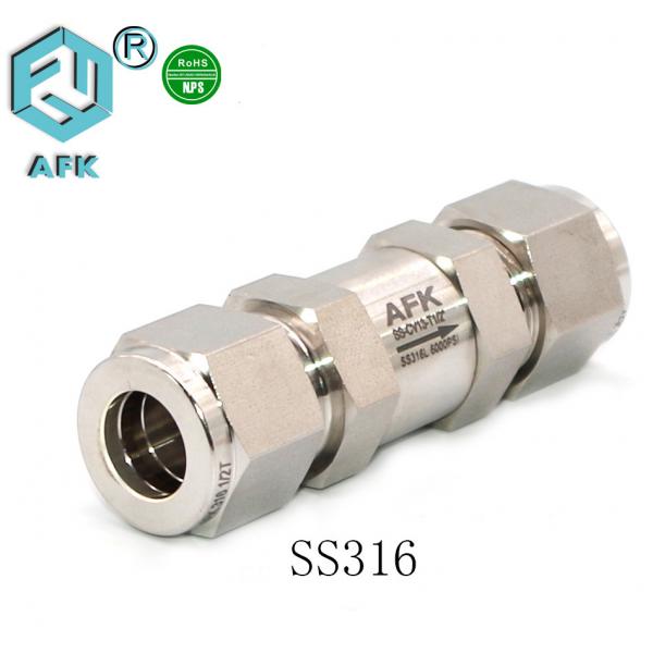 Quality Stainless Steel Check Valve for Gas Flow Control for sale