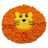 China Homemade Pet Sniffing Mat For Dogs Lion Round Pad Lick Mat Food Lick Toys 47cm factory