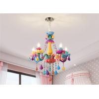 Quality 110V Nordic Modern Colorful 72*65cm / 85*92cm Crystal Candle Chandelier for sale
