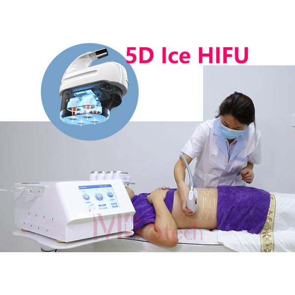 Quality 1000000 Shots 5 Cartridge ICE 5D Hifu Face Lift Machine for sale