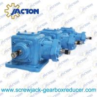 Quality JT45 Spiral Bevel Gearbox Right Angle 45MM 1-4/5 Inch Drive Shafts Transmission for sale