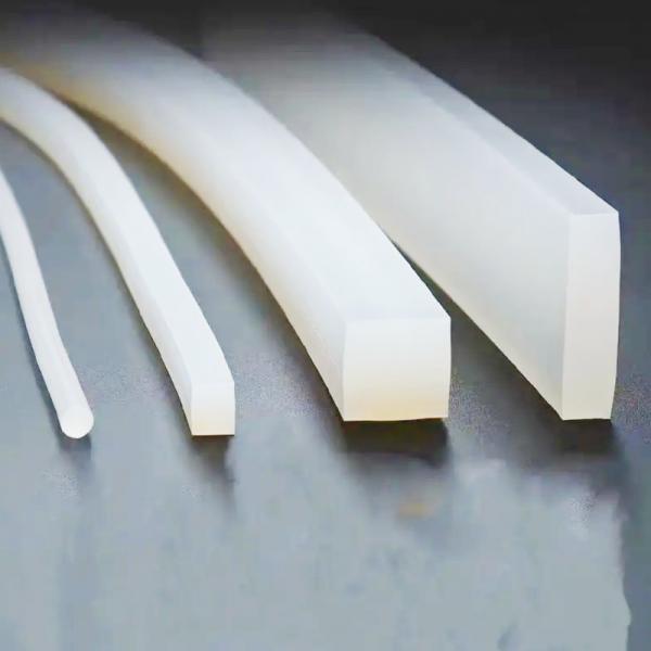 Quality Milky White Flame Retardant Standard Silicone Rubber elastomer 8Mpa Tensile for sale