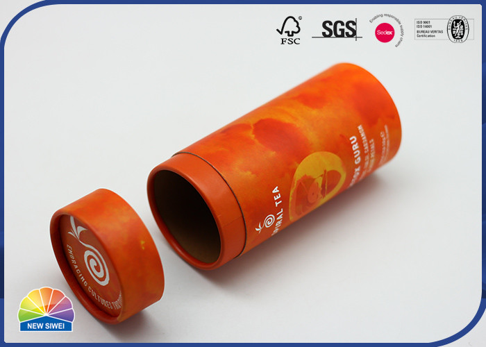 China Food Grade Paper Packaging Tube / Cans For Pet Health Product Custom Printing factory