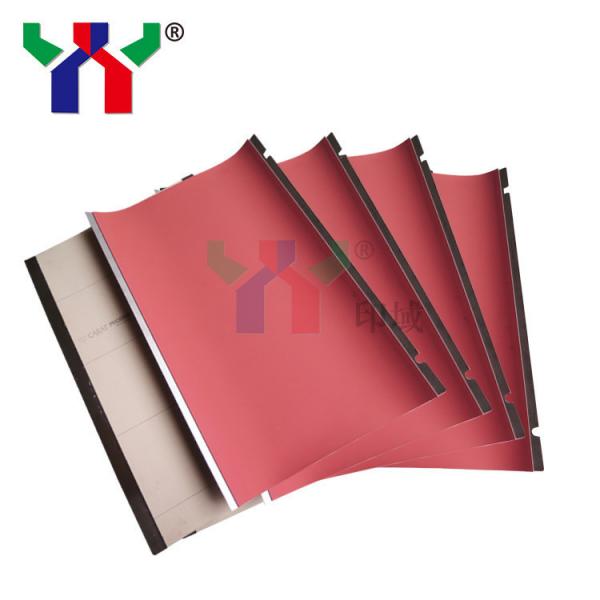 Quality Ruby Carat Offset Printing Blanket UV Rubber PHOENIX 329 Red 1.96mm Thickness for sale