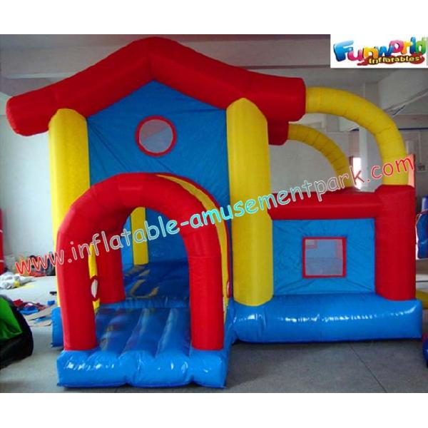 Quality Kids Inflatable Bouncy Houses with Durable Oxford cloth material for rent, home for sale