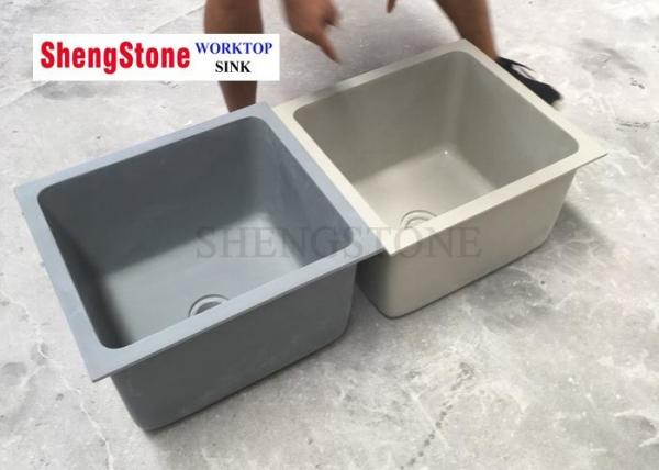 Corrosion Resistant Epoxy Resin Sink Matte Surface For