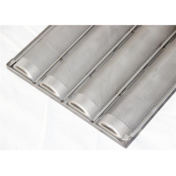 Quality 565x395x29mm 1.2mm MAXXI Perforated Baguette Pan for sale