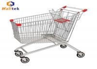 China European Style Supermarket Shopping Trolley Cart For Retail Grocery Store factory