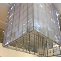 China Transparent Led Screen P3.91 1000mm*500mm/1000mm*1000mm Glass Windows Mounted for Jewelry factory