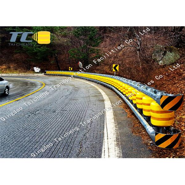 Quality Highway Safety Roller Barrier Anti Rusting EVA PU Polyurethane Material for sale