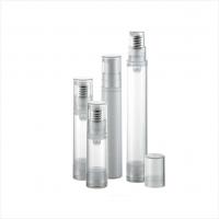 Quality Slim Round 5ml 10ml 15ml cosmetic airless pump PP bottle for trial cream sample for sale