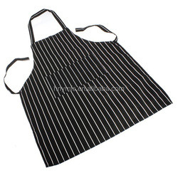 Quality Amazon Hot Sale Custom Durable Washed Chef Long Bib Apron With Pockets for sale