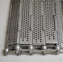 Quality High Load Stainless Steel Perforated Slatted Conveyor Belt Plate Chain for sale