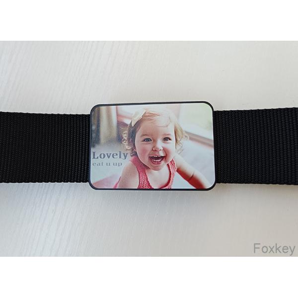Quality POM Belt Buckle Adjustable Quick Release Nylon Webbing With Baby Print for sale