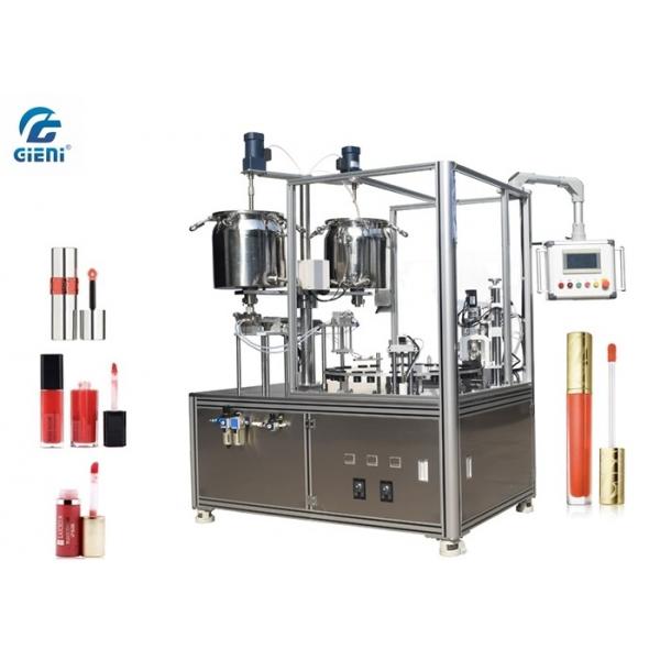 Quality High Precision Cosmetic Filling Machine 2 Heads With Servo Motor For Lip Gloss for sale