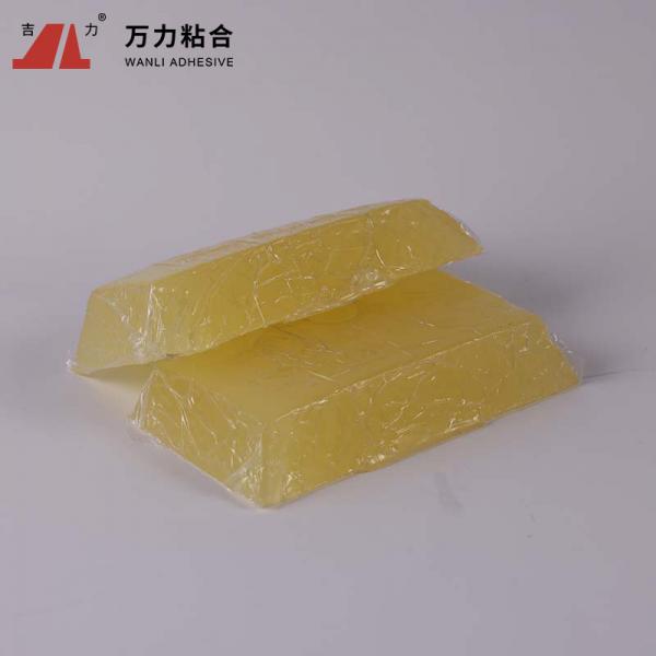 Quality Solid Yellow Hot Melt Kraft Paper Tape TPR Glue For Corrugated Boxes TPR-6258C for sale