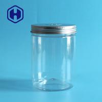 China Dried Sea Food Fish Plastic Packaging Jar 500ml With Aluminum Cap 113mm Height factory