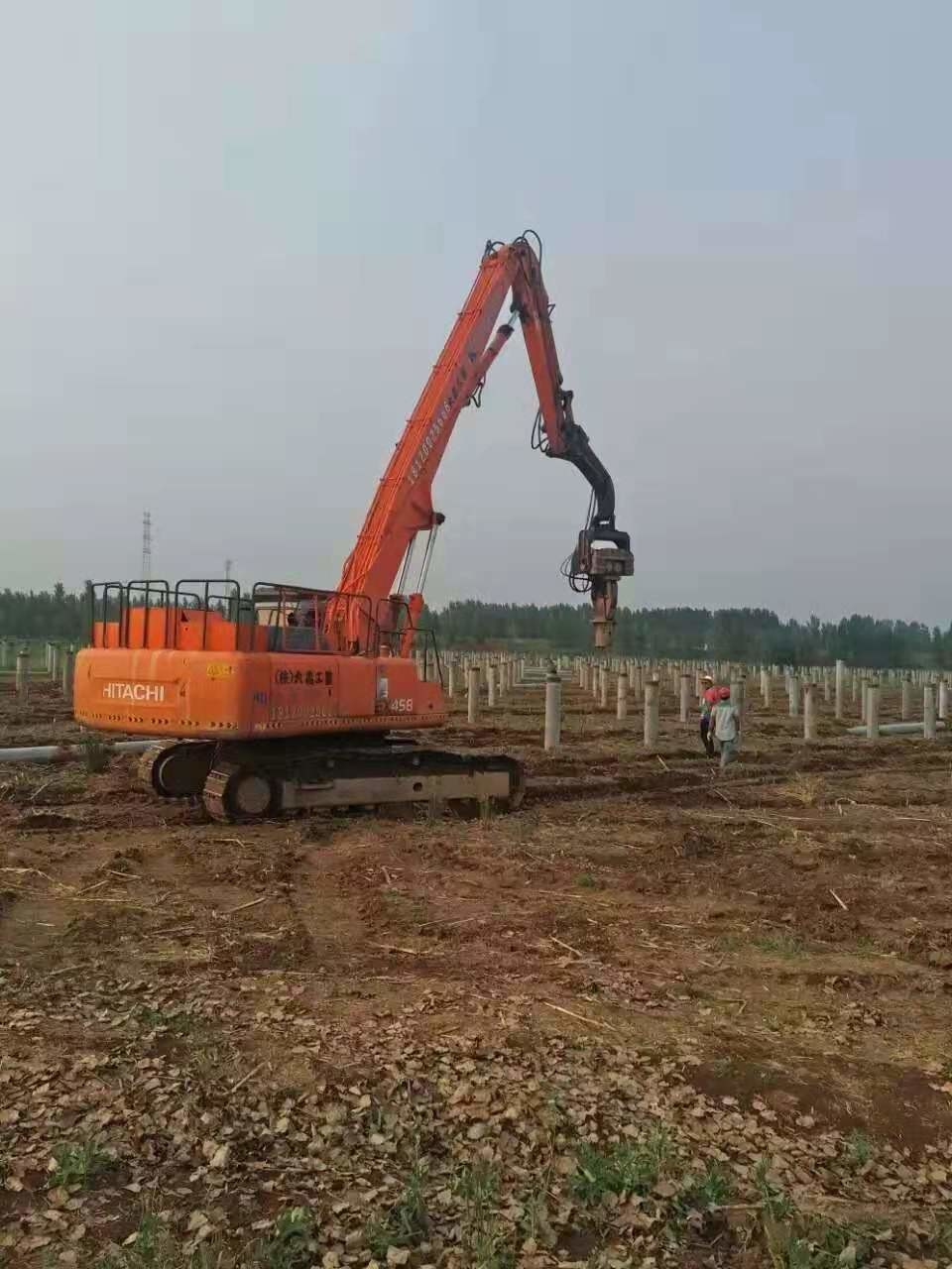China 32Mpa Photovoltaic Pile Driving Equipment High Construction Efficiency factory