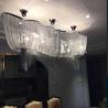China Atlantis Chain 300cm Art Deco Crystal Chandelier Suspension Chrome For Hotel factory