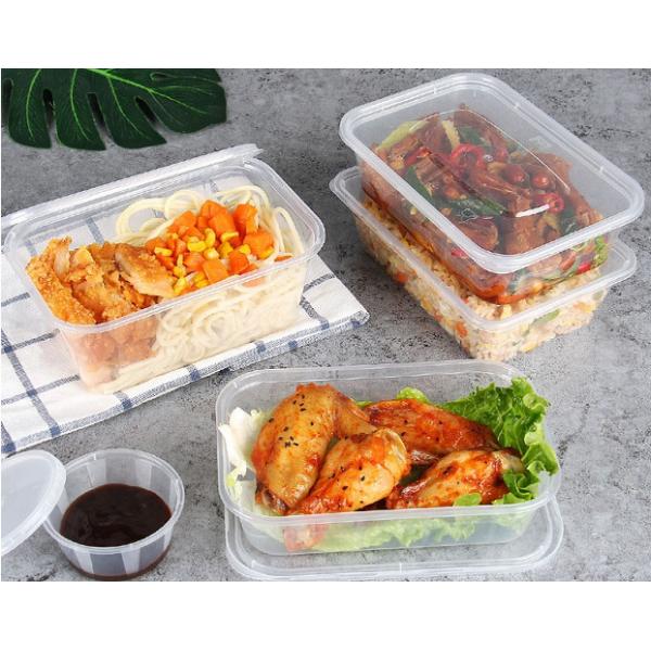 Quality Transparent Plastic Take Away Box 500 650 750 1000ml，Microwave Food for sale