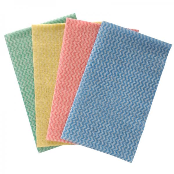 Quality Lint Free Household Cleaning Rags Polyester Nonwoven Super Absorbent for sale