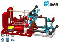 China Red 250GPM Skid Mounted Fire Pump Package With Electric / Diesel Engine factory