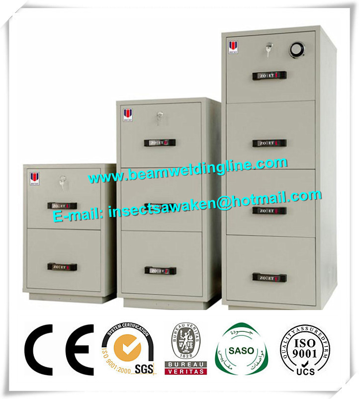 China White Office Metal Industrial Safety Cabinets 3 Draw Filing Cabinet for sale