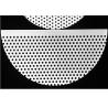 China 1000*2000mm Perforated Pvc Sheet With Diamond Rectangle Hole factory