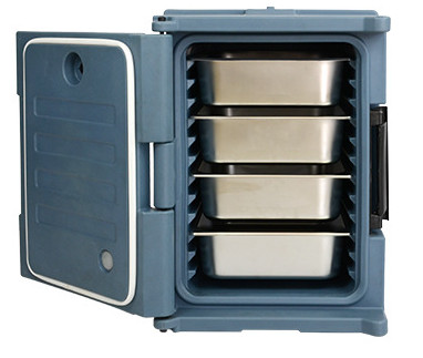 Quality 6 Layer Front Loading Insulated Food Pan Carrier 90L for sale